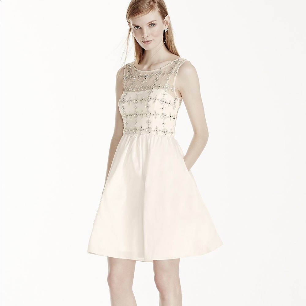 David’s Bridal Short Wedding Dress